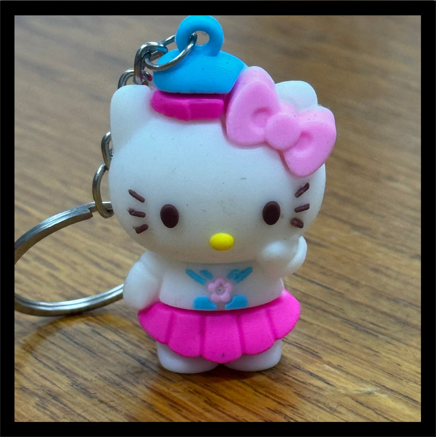 Hello Kitty Rubber Keyring