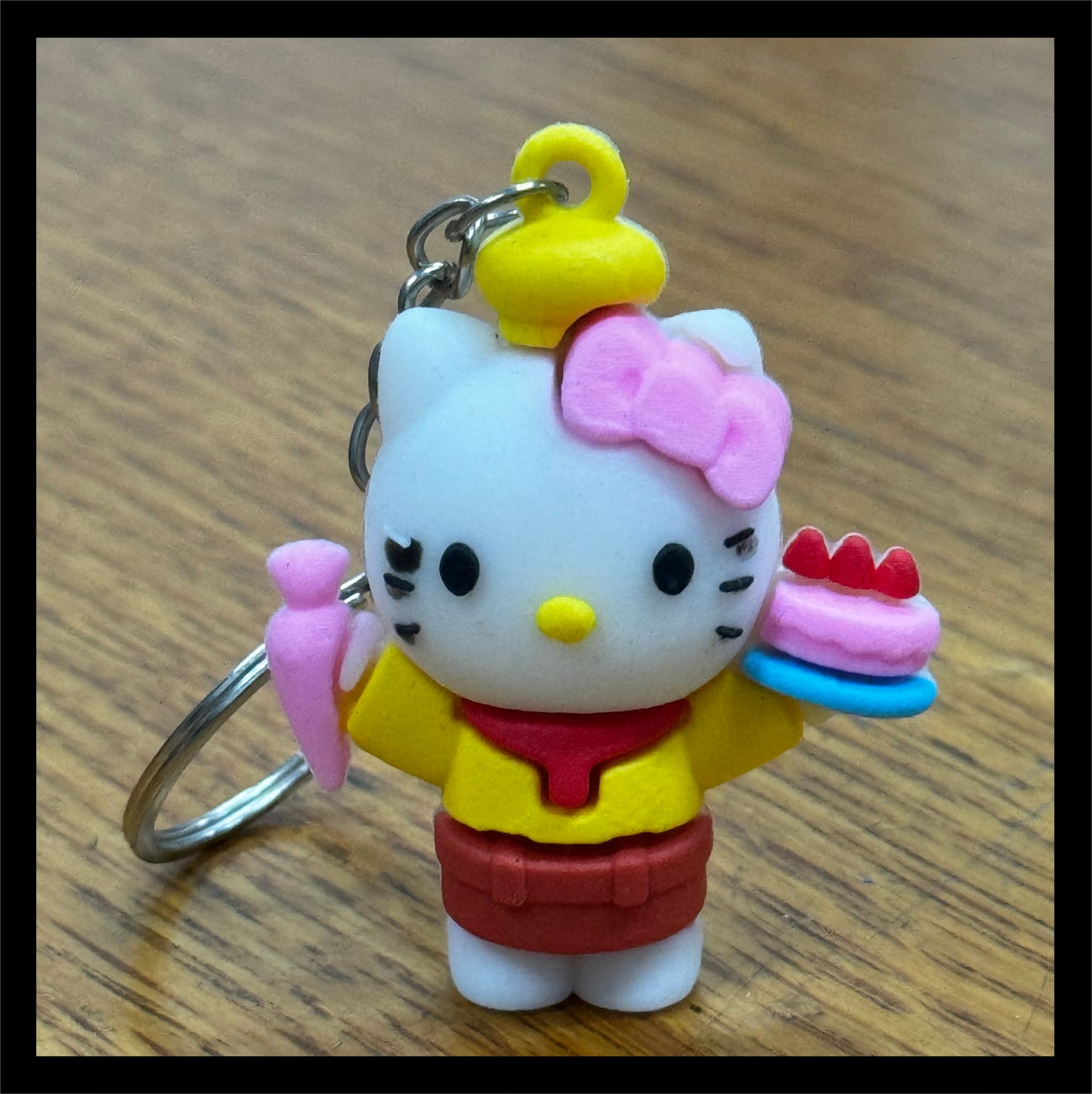 Hello Kitty Rubber Keyring