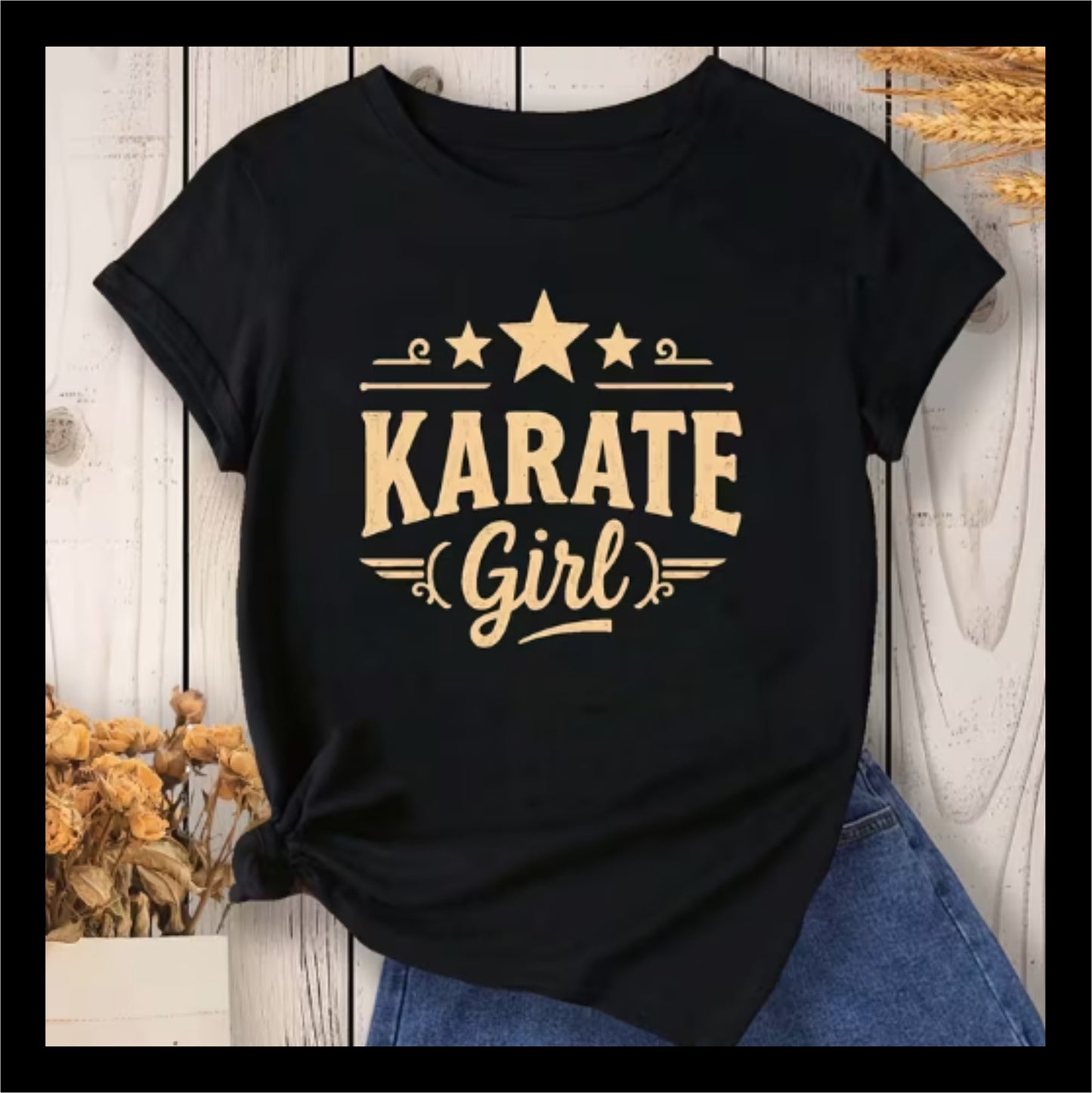 Karate Girl Adult T-Shirt TS107