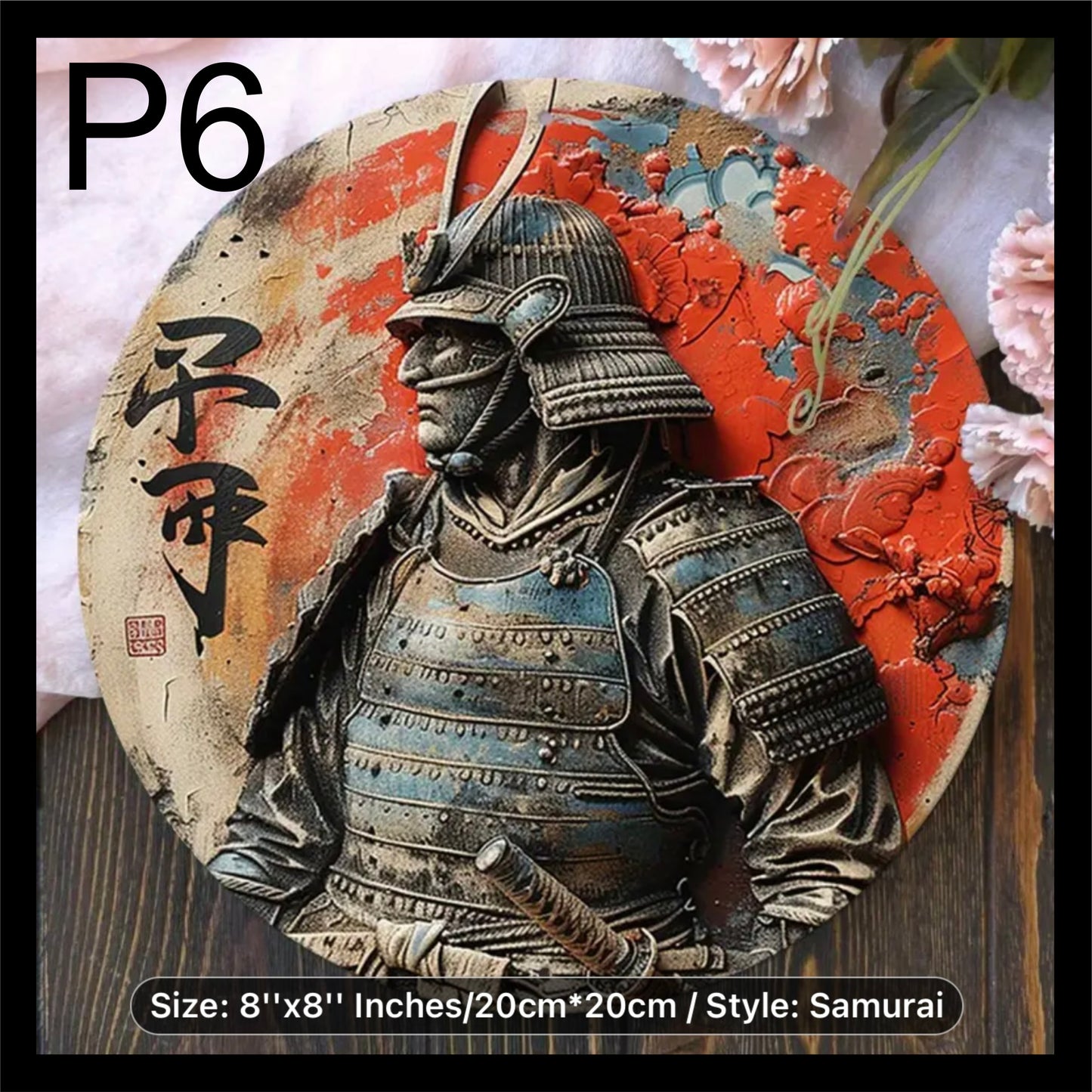 Vintage Round Mural MO001