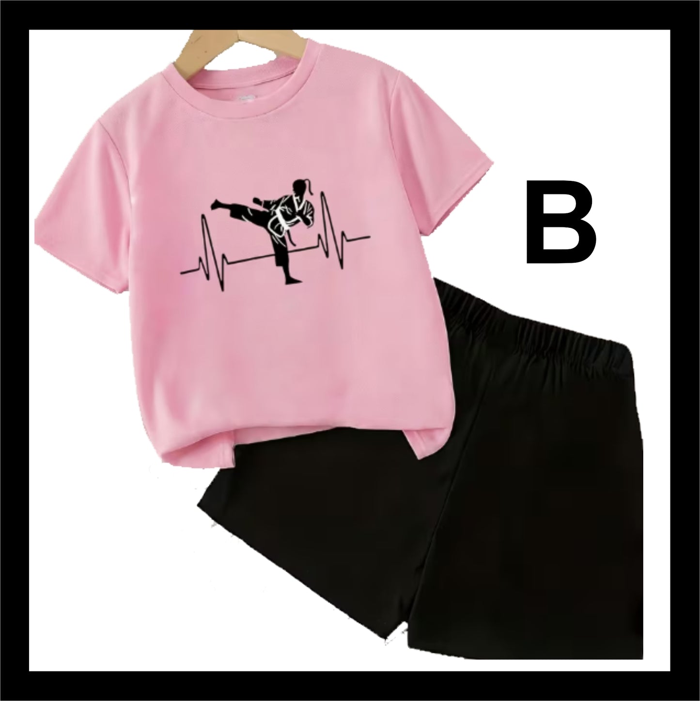 TShirt & Shorts Girls Combo TS303