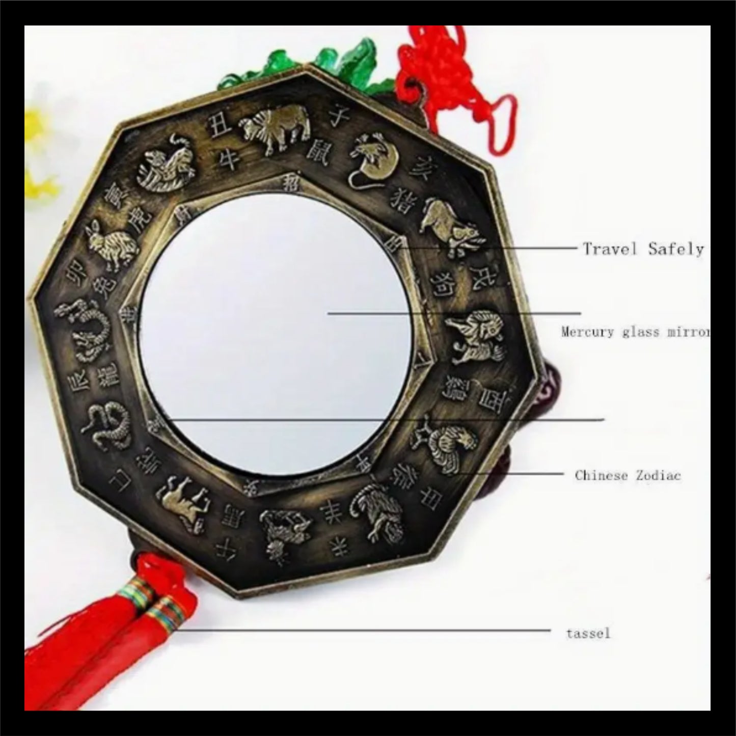 Yin Yang Hanging Small Mirror MO002