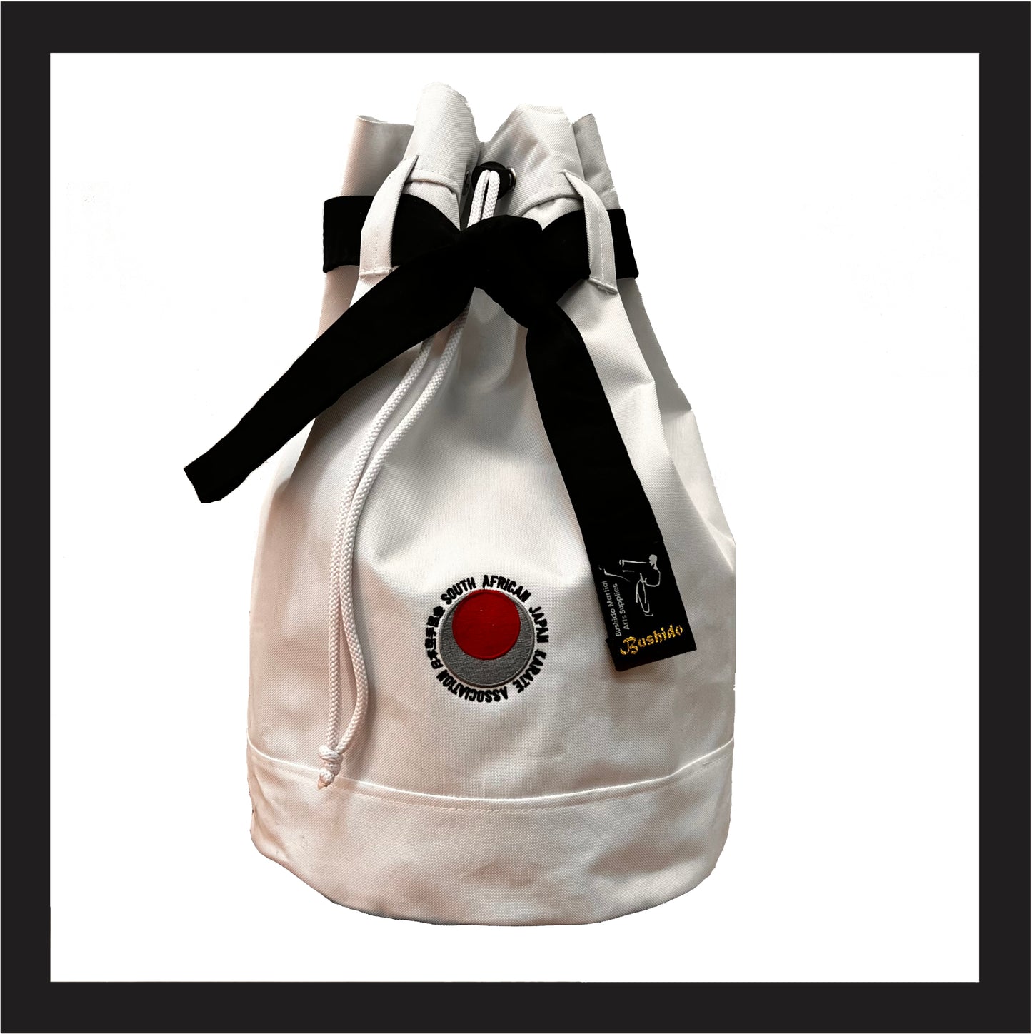 White Gi Sports Tube Backpack