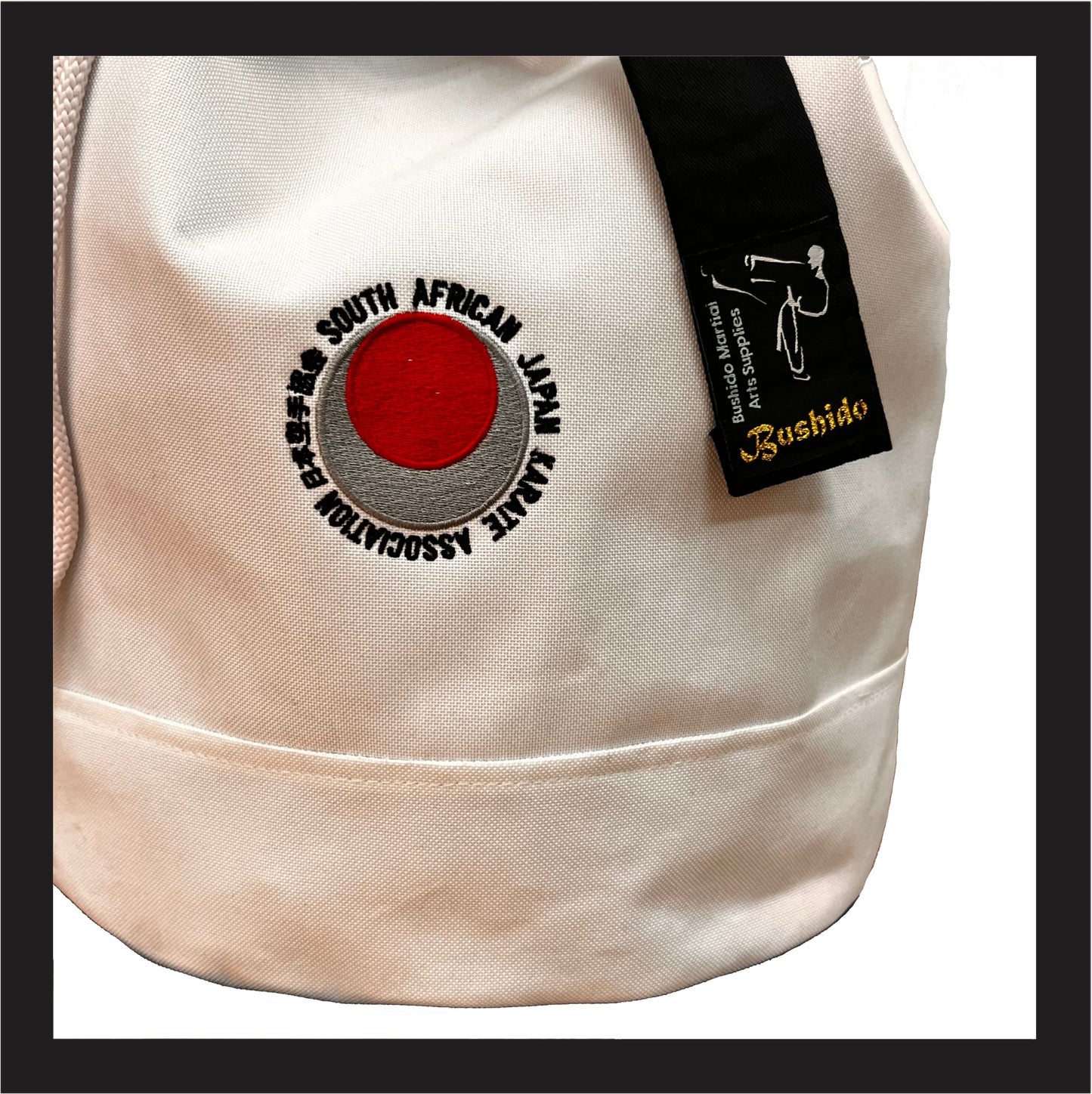 White Gi Sports Tube Backpack