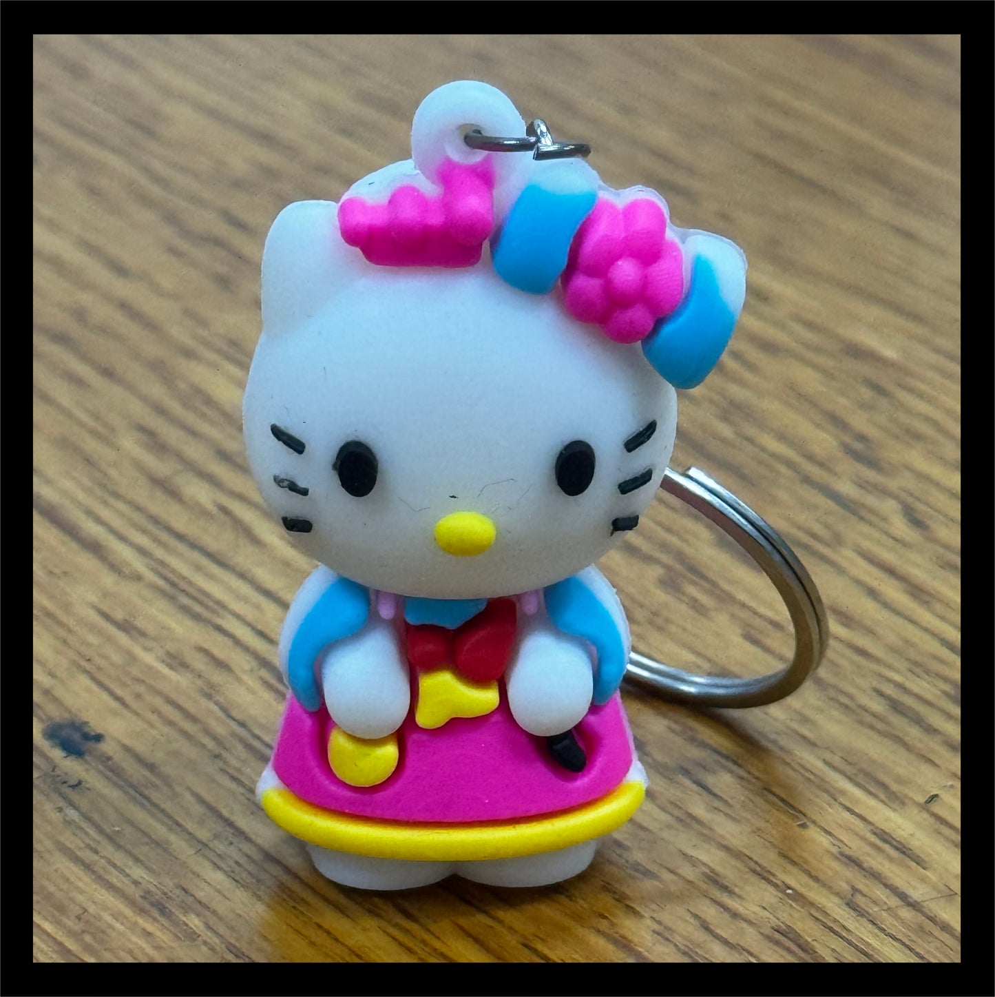Hello Kitty Rubber Keyring