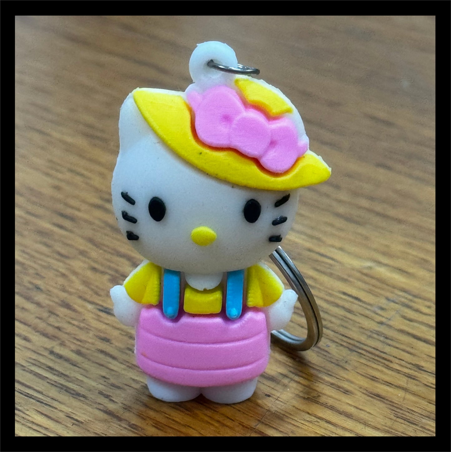 Hello Kitty Rubber Keyring