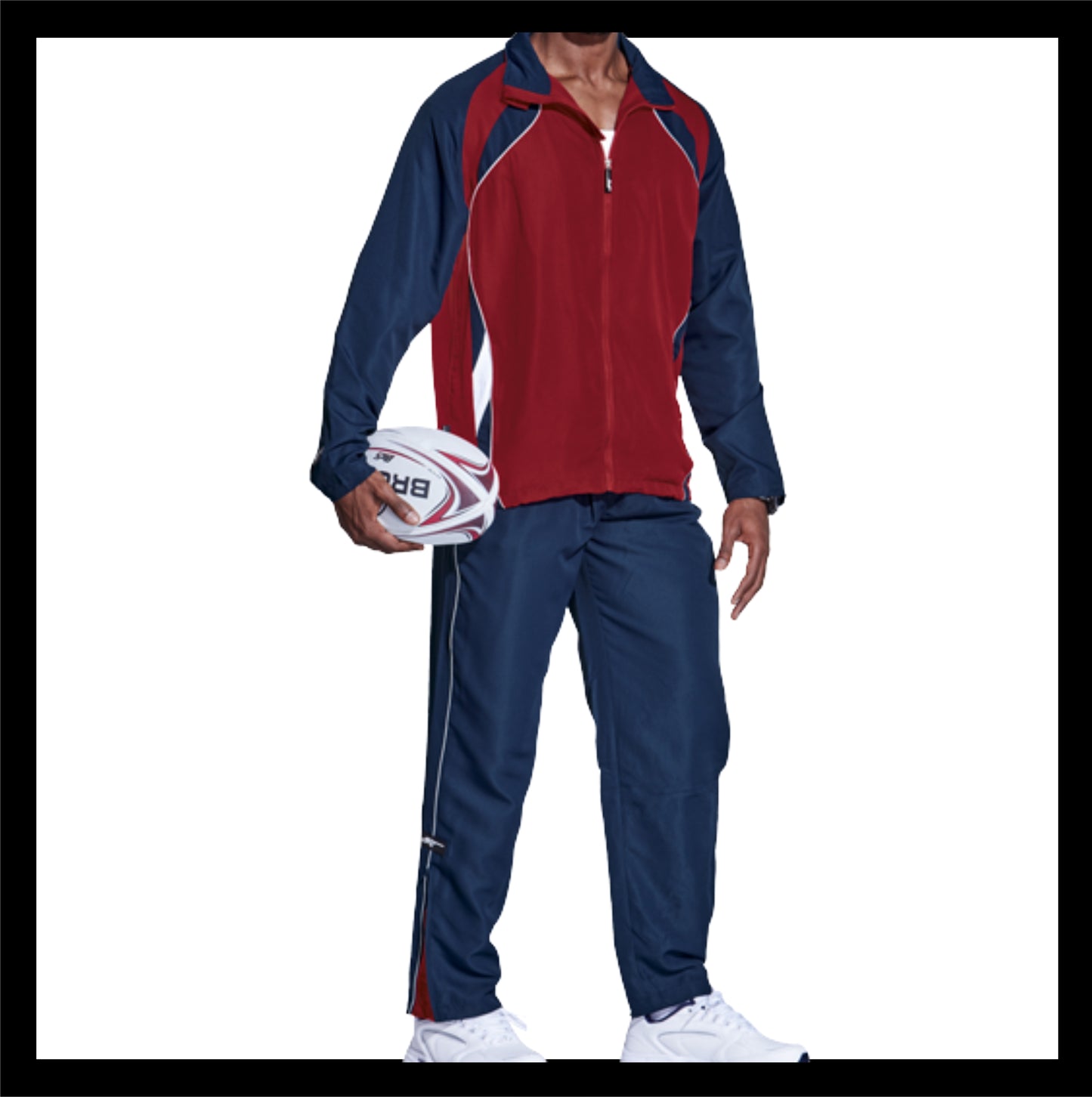 SA JKA Tracksuit - Reflect Red/Blue