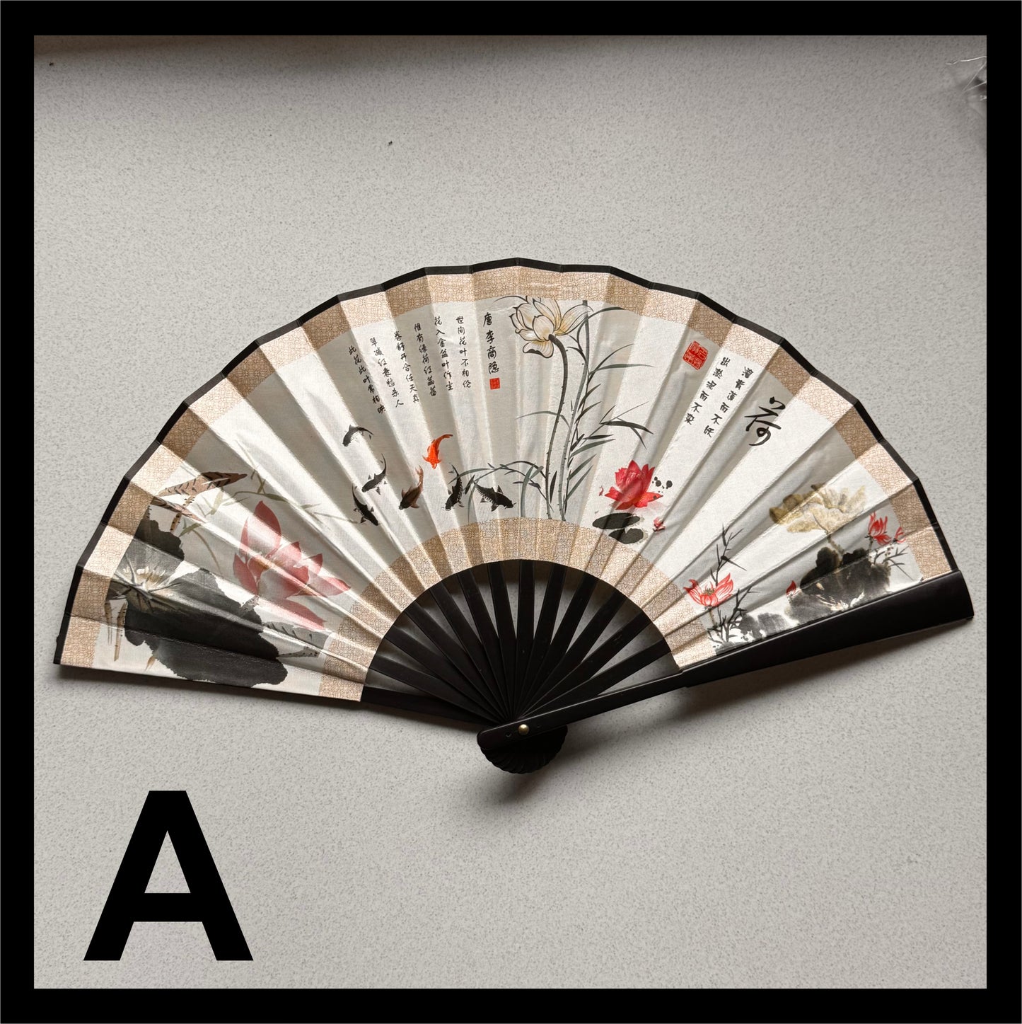 Satin fan