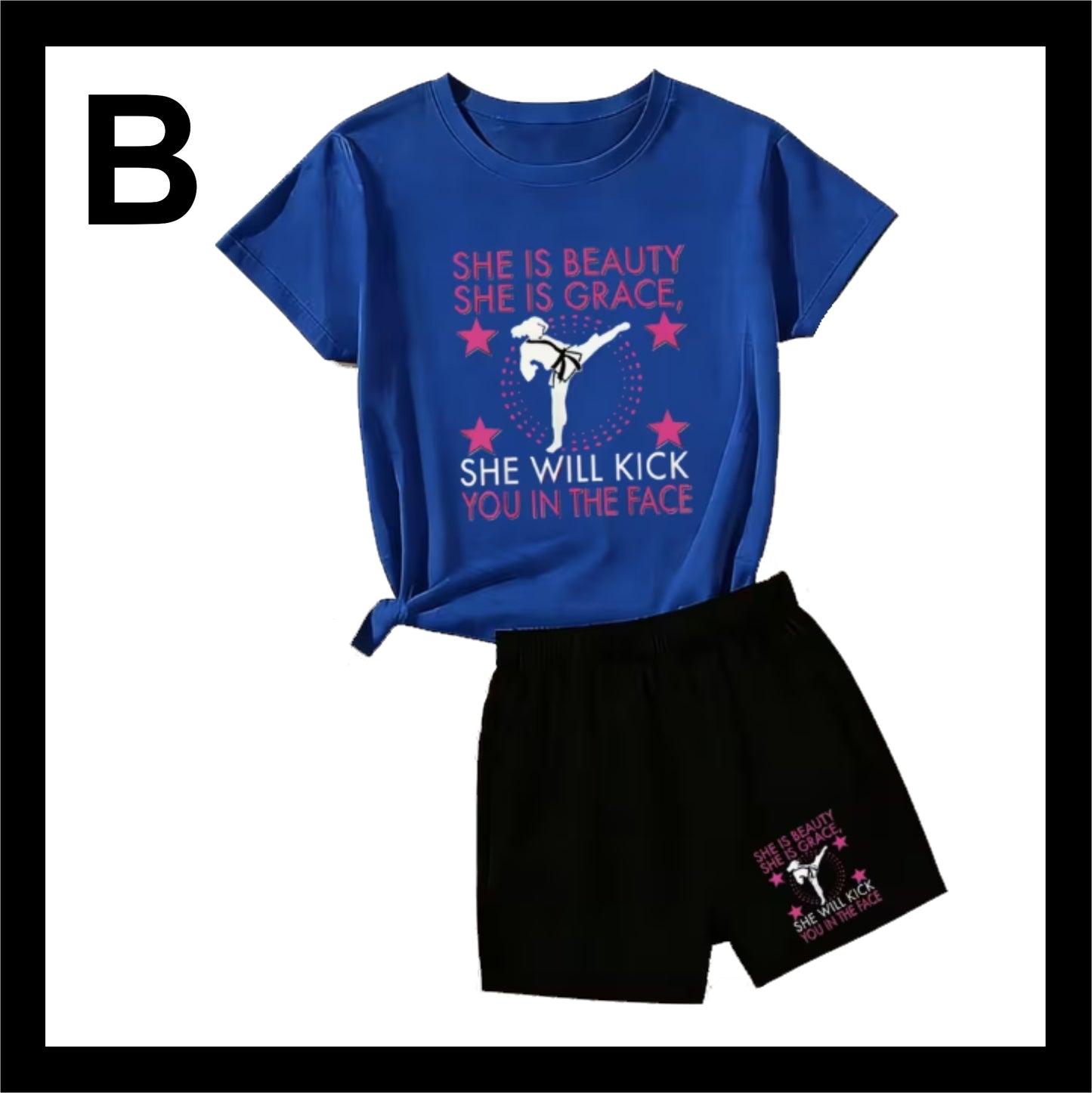 Girls TShirt & Shorts/Pants Combo TS303