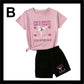 Girls TShirt & Shorts/Pants Combo TS303