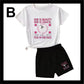 Girls TShirt & Shorts/Pants Combo TS303