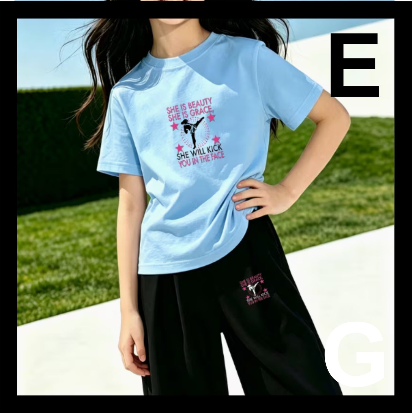 Girls TShirt & Shorts/Pants Combo TS303