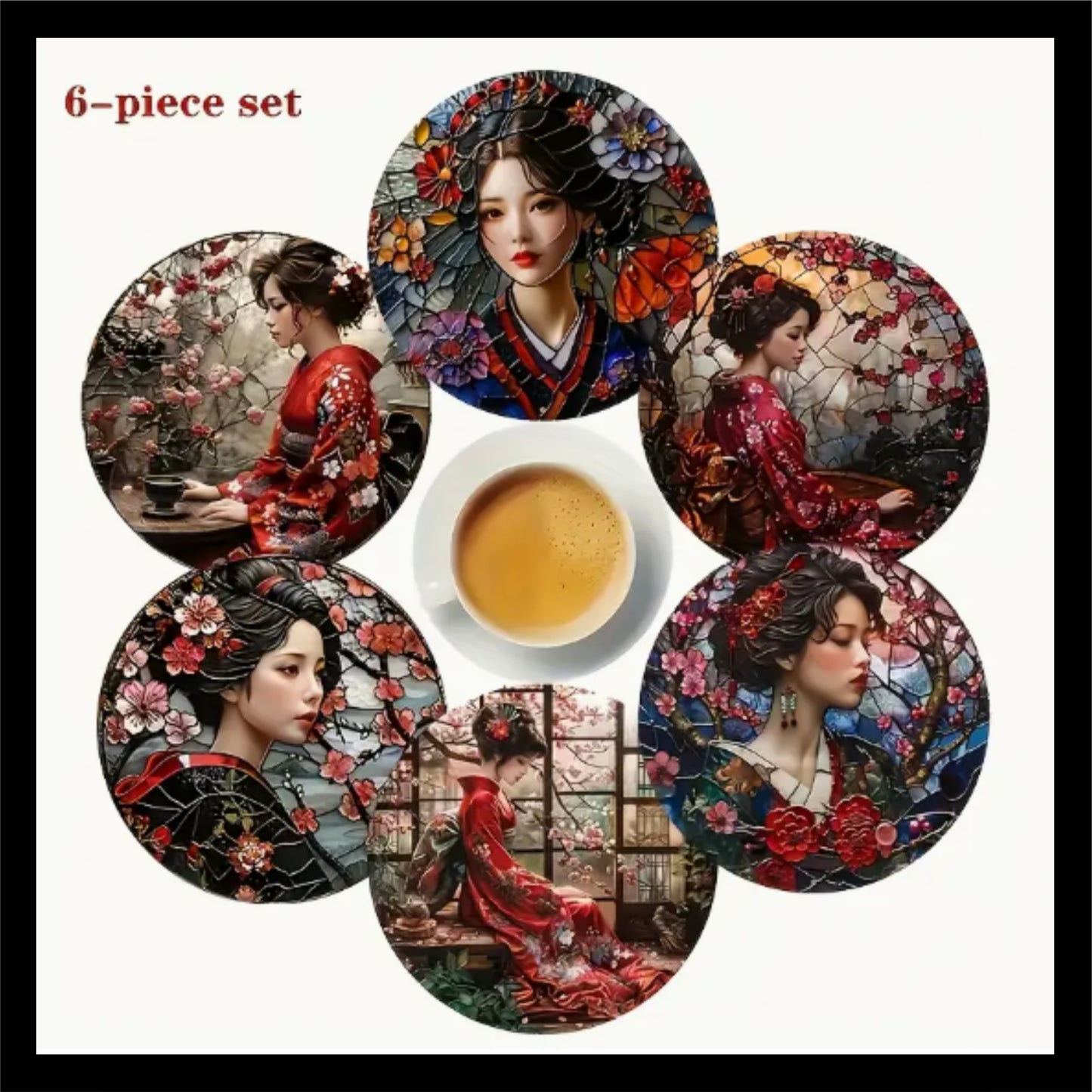 Coasters MR002 - Set of 6