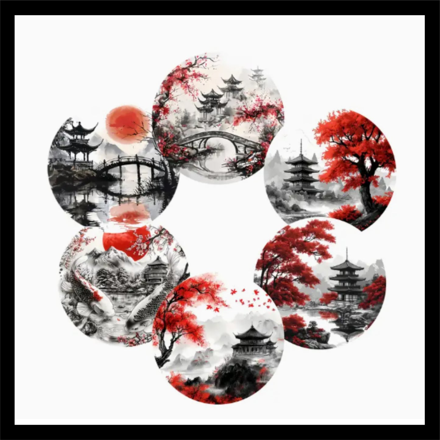 Coasters MR002 - Set of 6