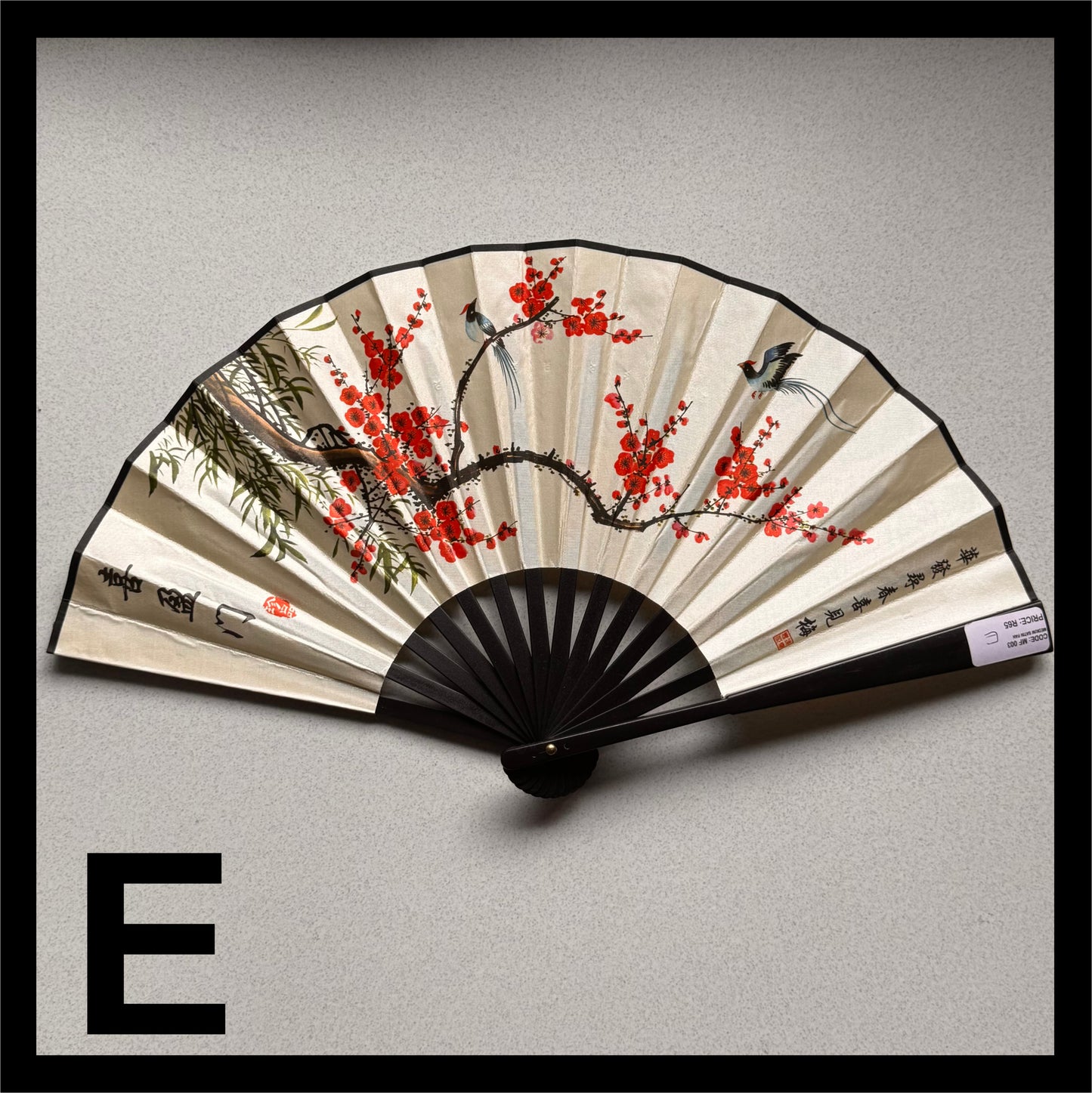 Satin fan