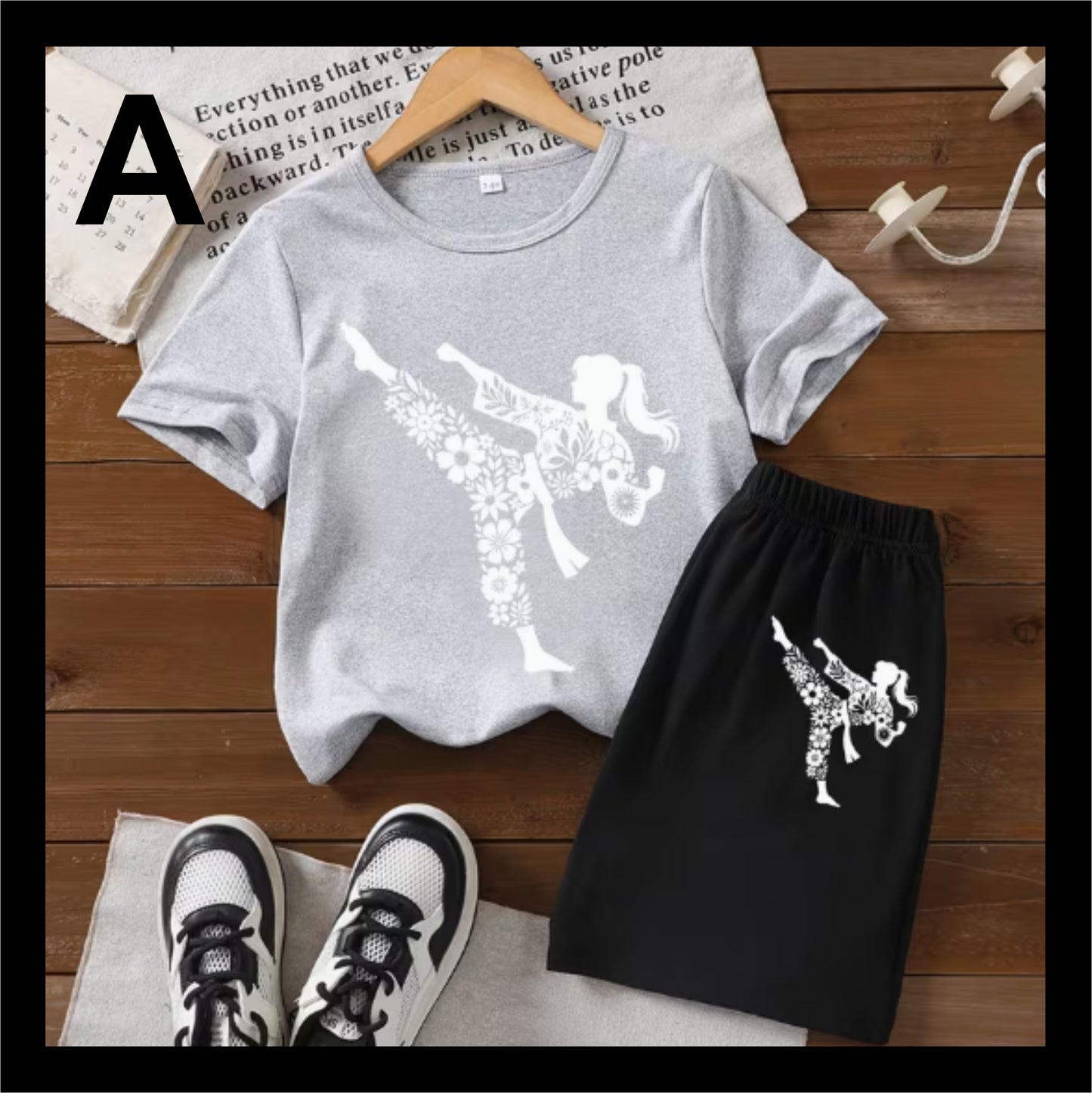Girls TShirt & Shorts/Pants Combo TS303