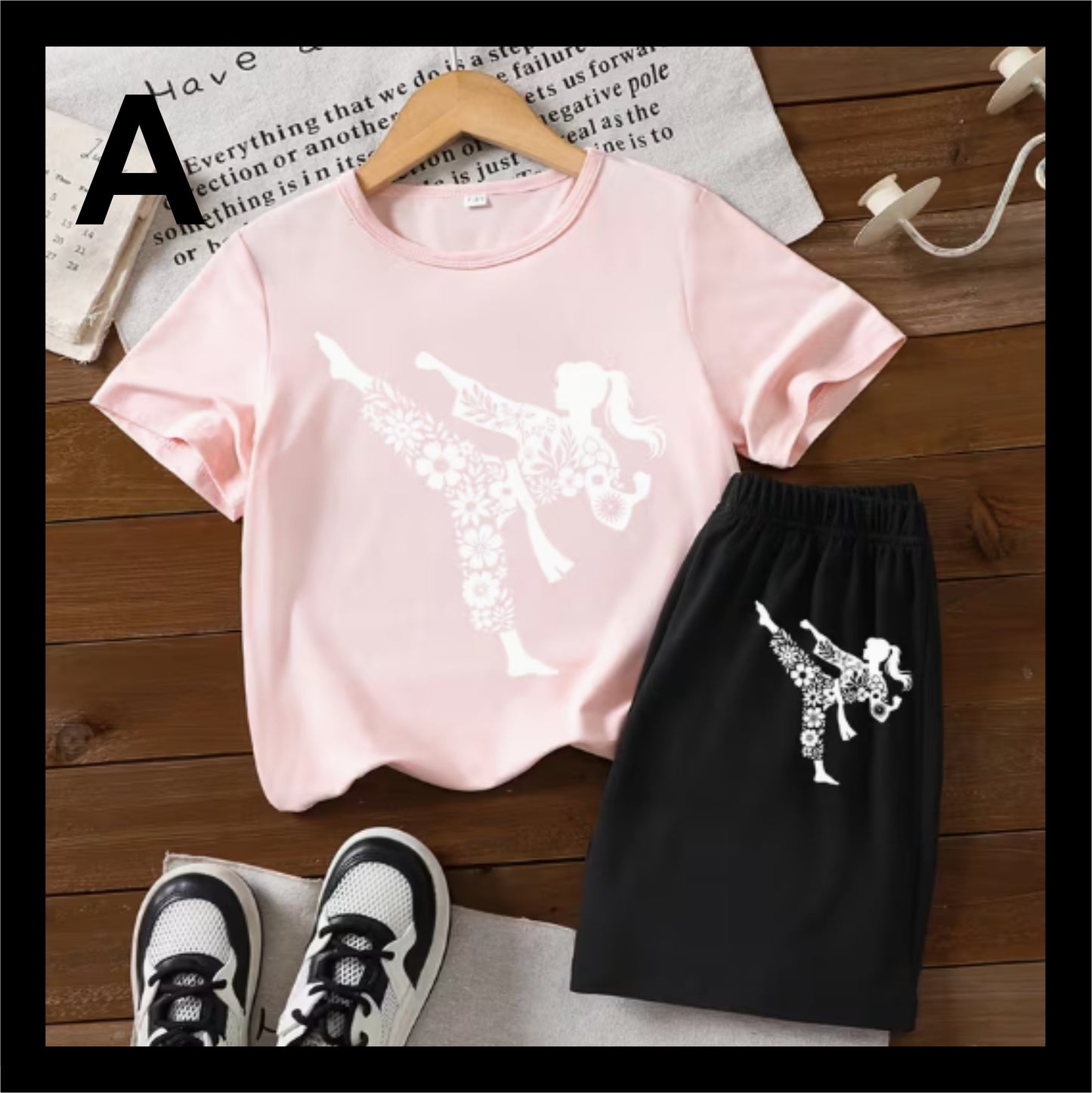 Girls TShirt & Shorts/Pants Combo TS303