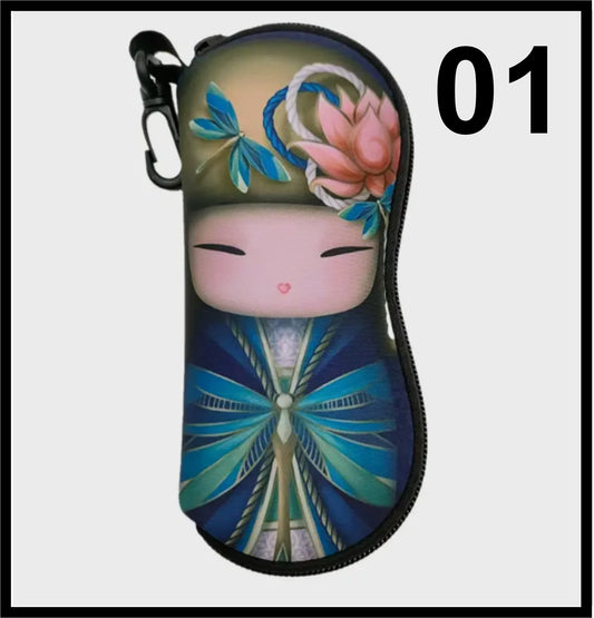 Kokeshi Glasses Case