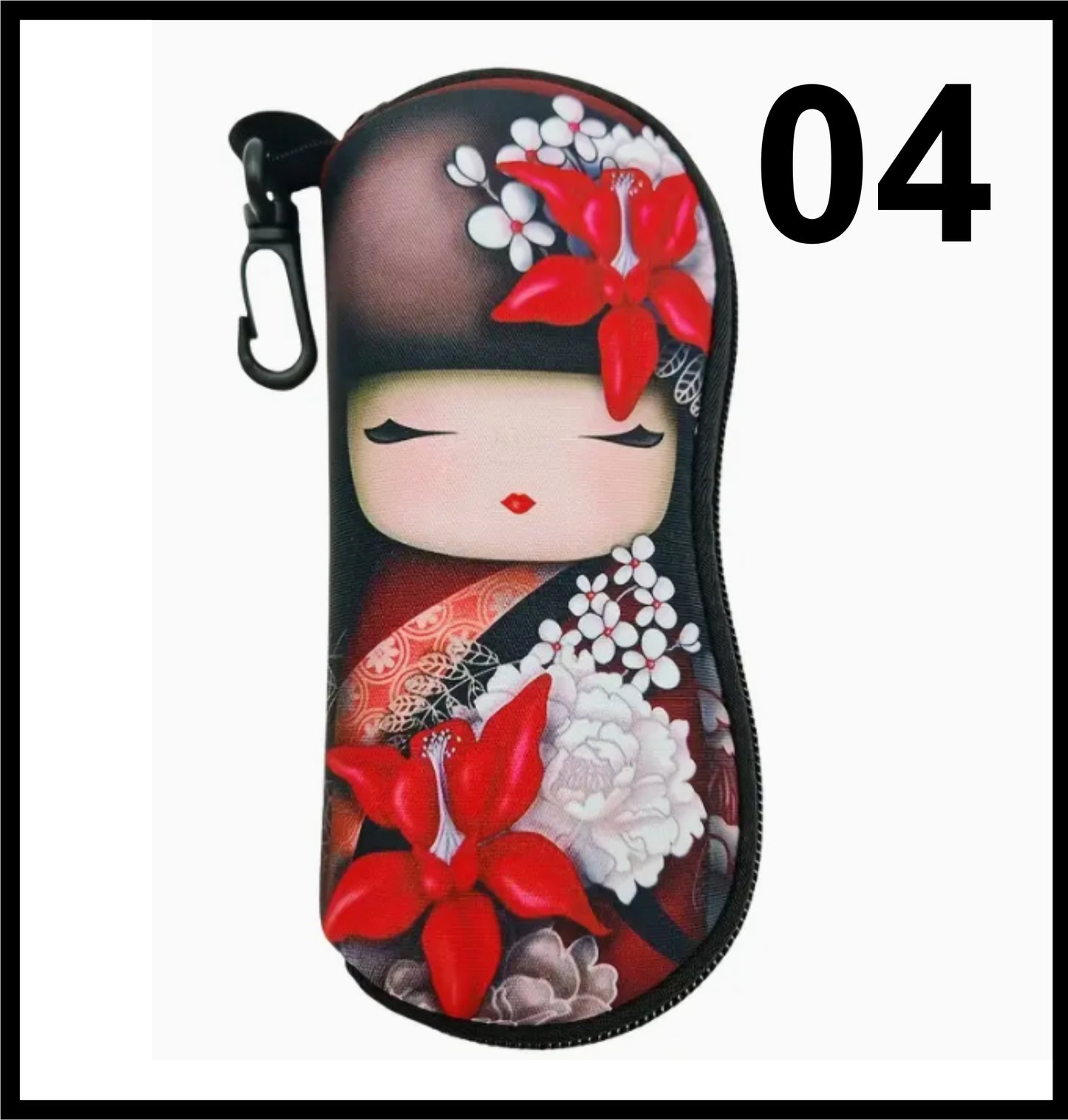 Kokeshi Glasses Case