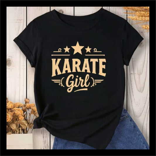 Karate Girl Adult T-Shirt TS107