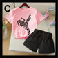 Girls TShirt & Shorts/Pants Combo TS303