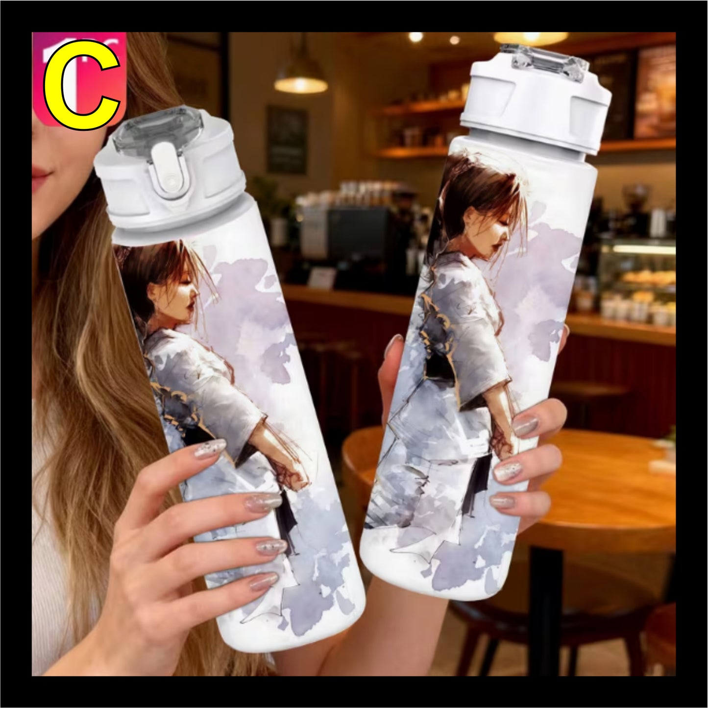 Plastic Water Bottle 1pc ME001
