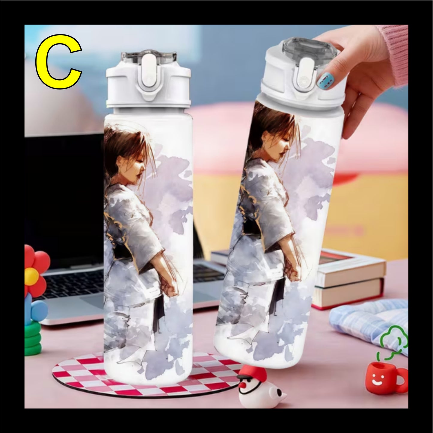 Plastic Water Bottle 1pc ME001
