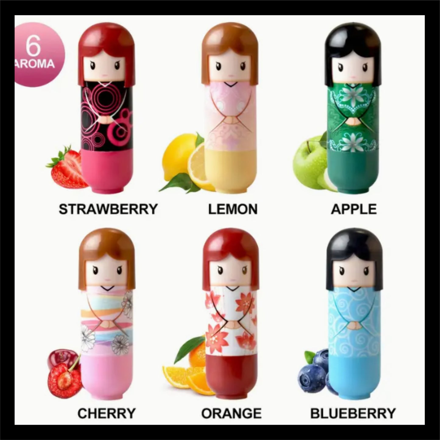 Kokeshi Lip Balm MO029