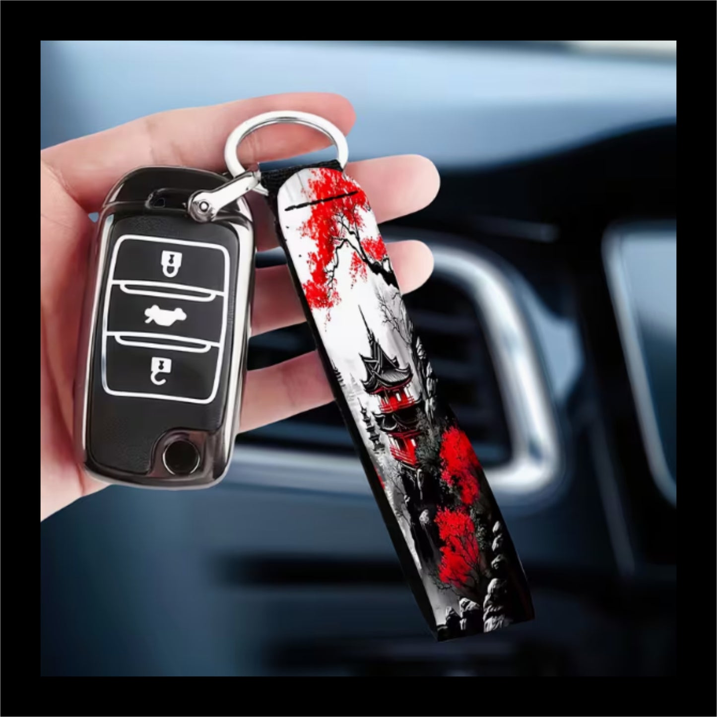 Printed Lanyard Keyholder K015
