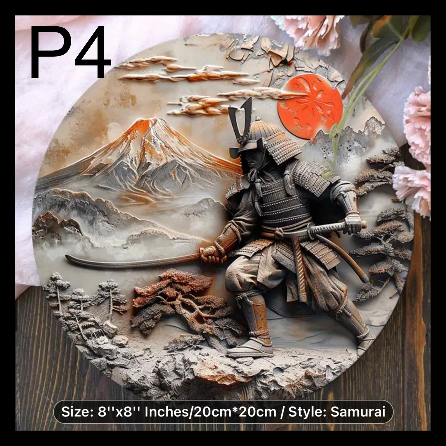 Vintage Round Mural MO001