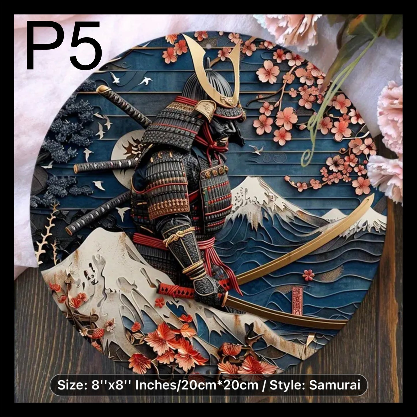 Vintage Round Mural MO001