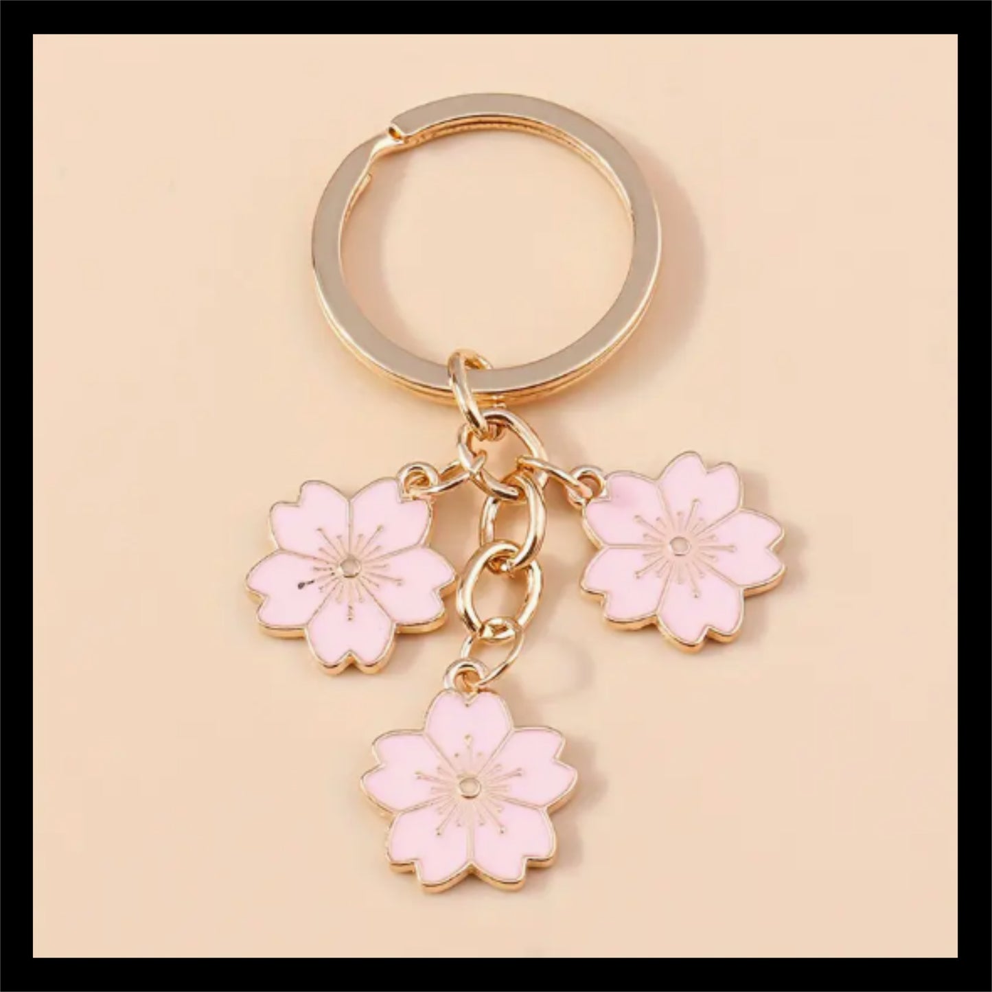 K012 Sakura Keyring