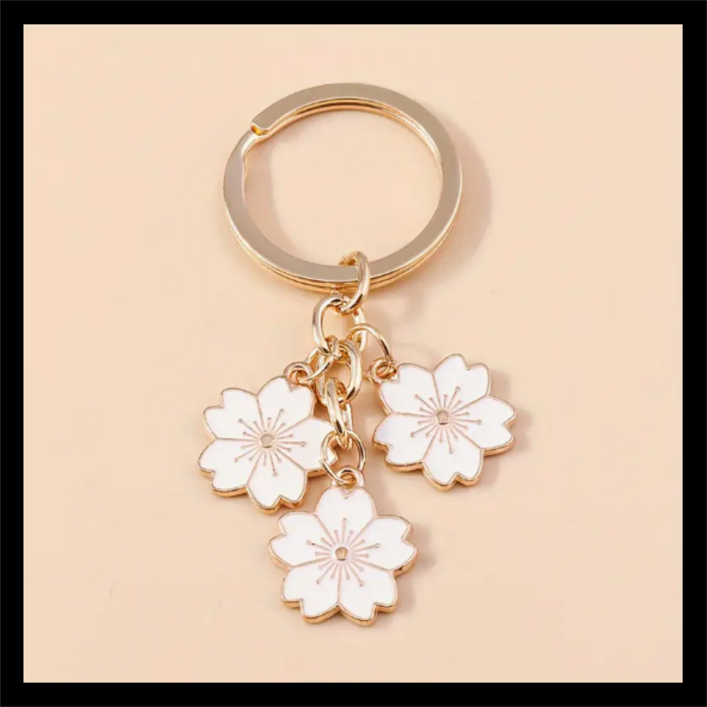 K012 Sakura Keyring