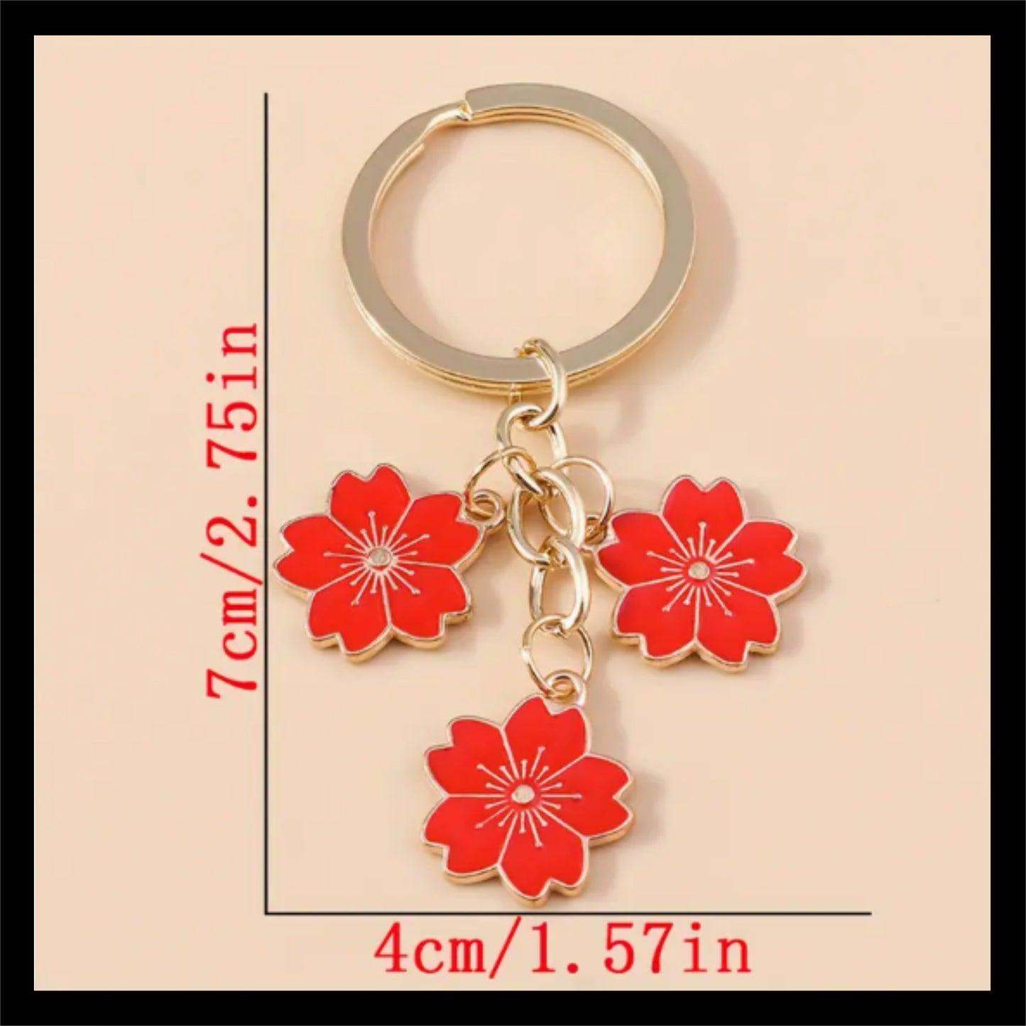 K012 Sakura Keyring