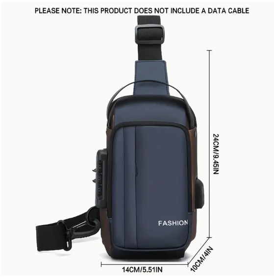 SA JKA Fashion Lockable Cross Body Bag CB007