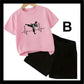 TShirt & Shorts Girls Combo TS303