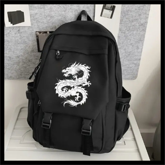 Dragon Print Backpack