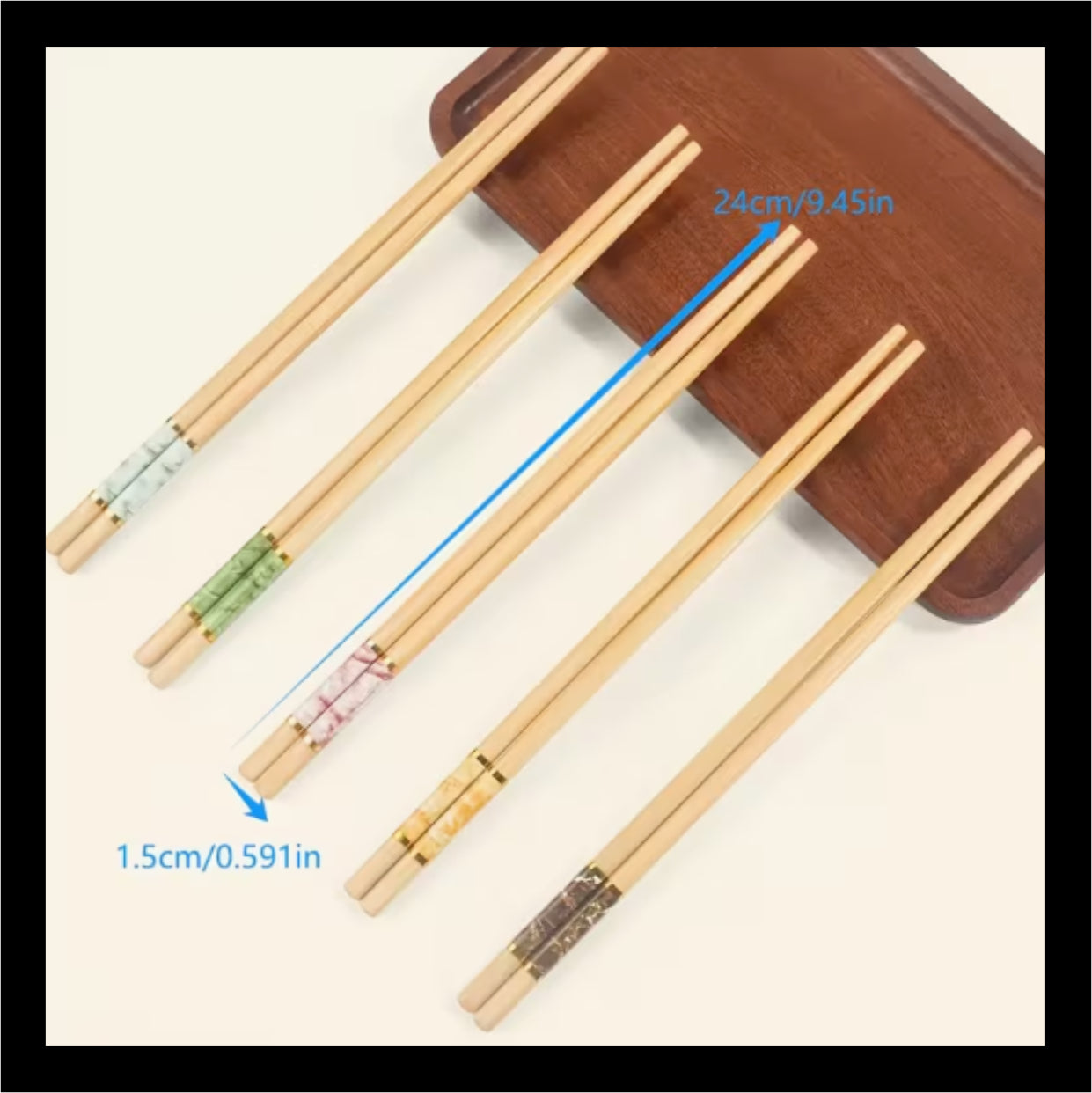 Chop Sticks Bamboo (5prs) ME025