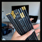 Chop Sticks - Black and Gold (5prs) ME023