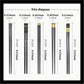 Chop Sticks - Black and Gold (5prs) ME023