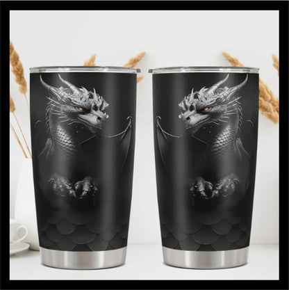 Stainless Steel Dragon Tumbler (1 unit)