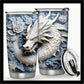 Stainless Steel Tumbler with Dragon Design
