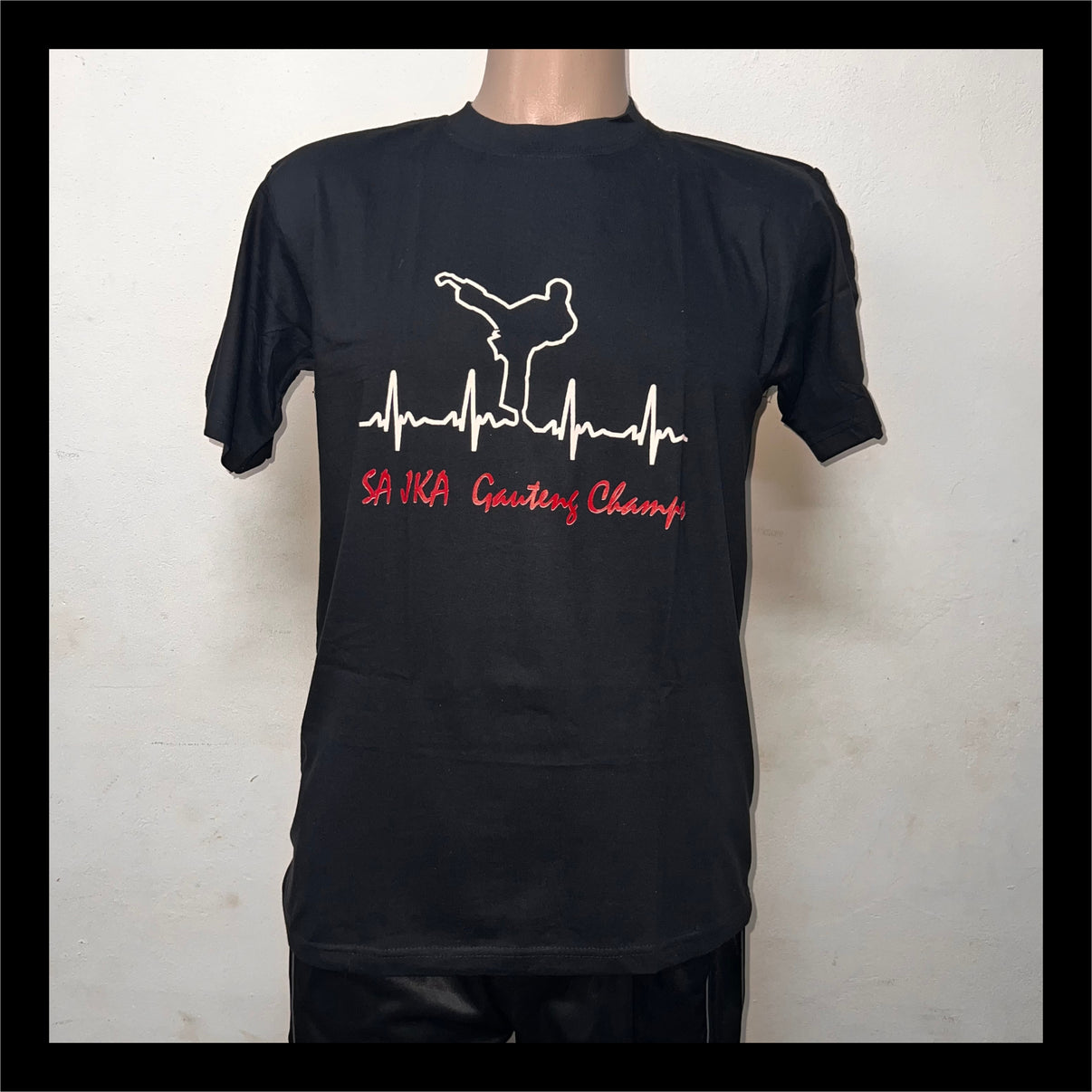 SA JKA TShirt Gauteng Heartbeat Bushido Martial Arts Supplies