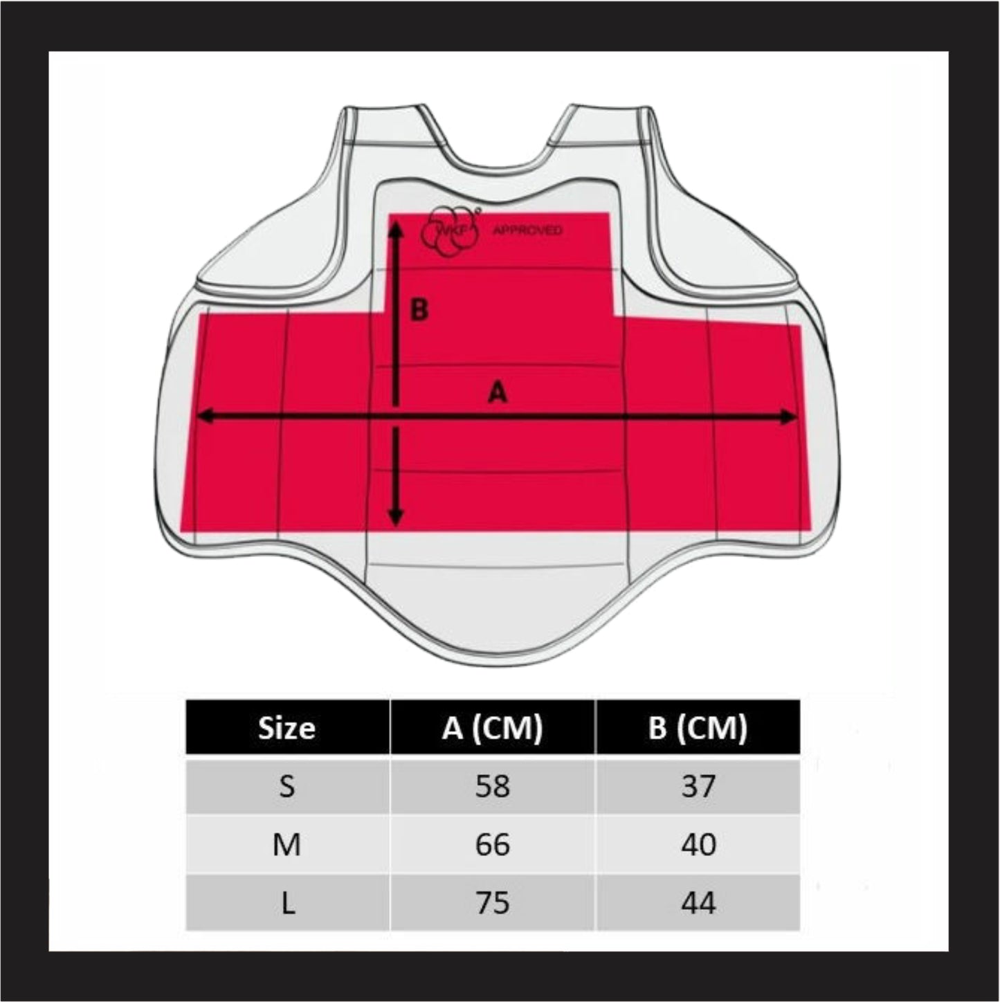 Chest Protector (Outer - Children) - WKF approved