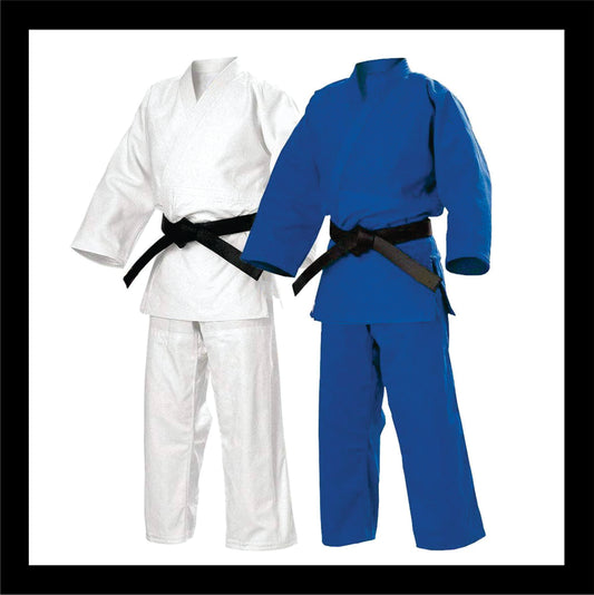 Kano Judo Suit (White or Blue) 450g - 100% cotton