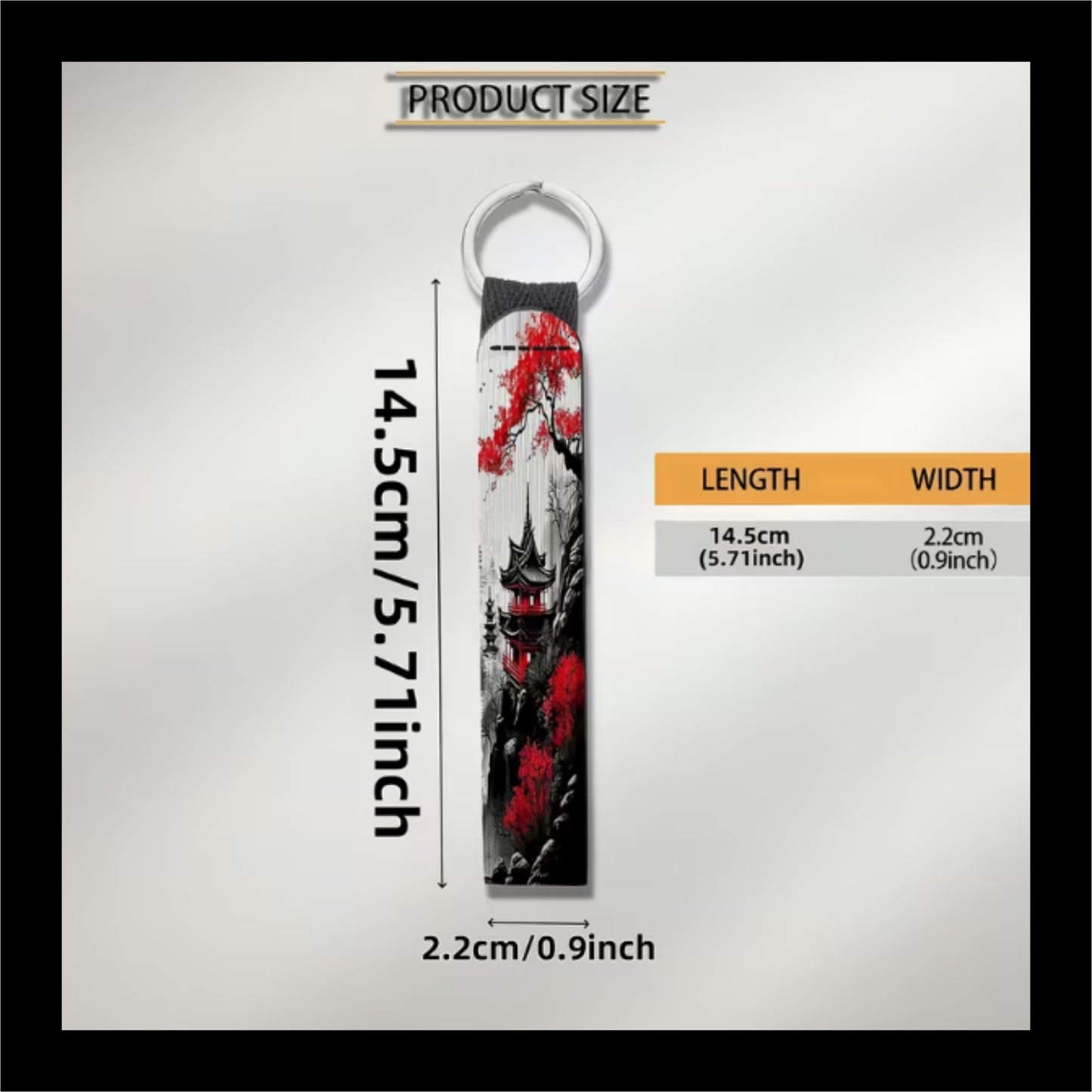 Printed Lanyard Keyholder K015
