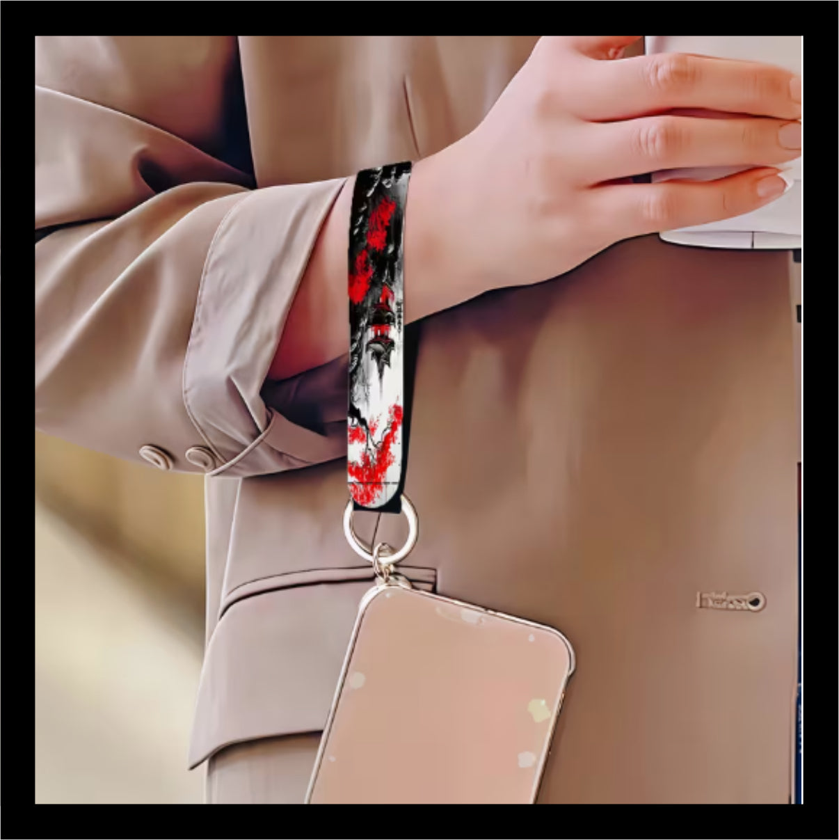 Printed Lanyard Keyholder K015