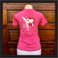 SA JKA T-Shirt - Dark Pink Ladies