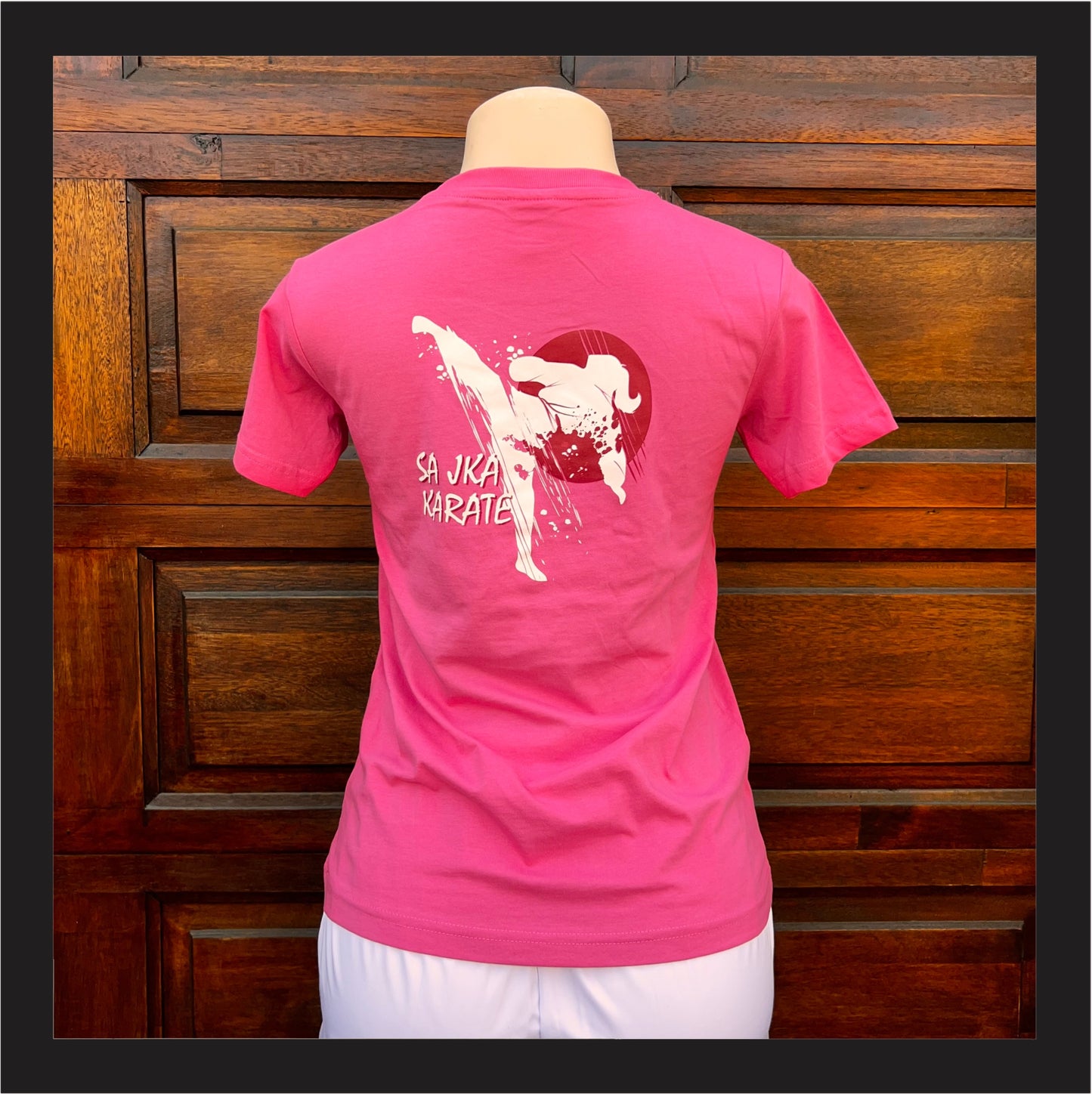 SA JKA T-Shirt - Dark Pink Ladies