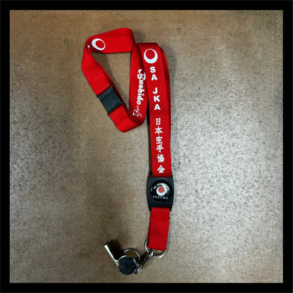 Whistle and SA JKA Branded Lanyard